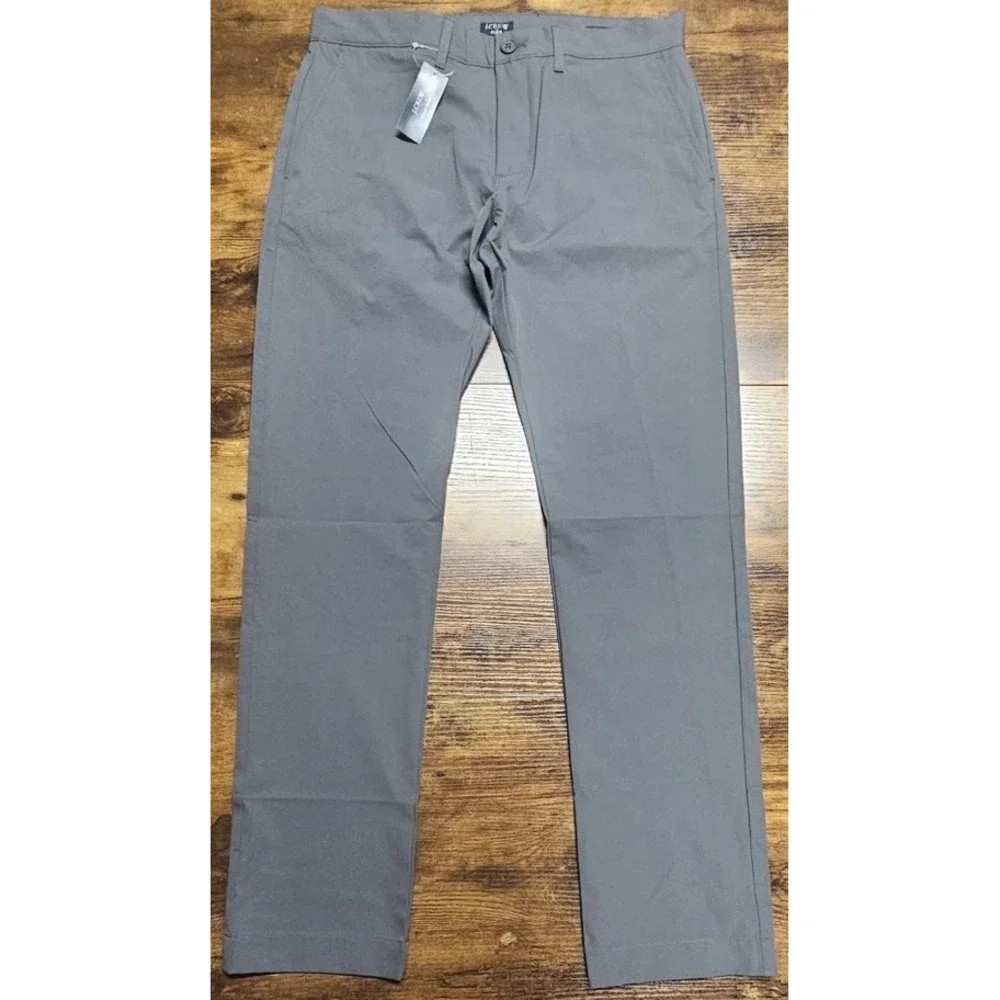 J Crew Slim Flex Thompson TruTemp Chino Gray TME Men's Size 30x31 NWT